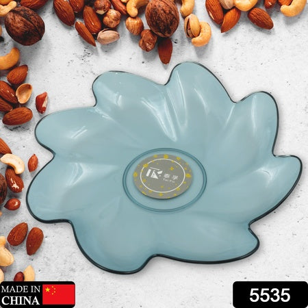 Flower Shape Plastic Dinner Fruit Plate Tray Snacks Breakfast Plate Friendly Plastic Plate For Kids Party Supplies Birthday Holiday Party Dinnerware Supplies (1 Pc)
