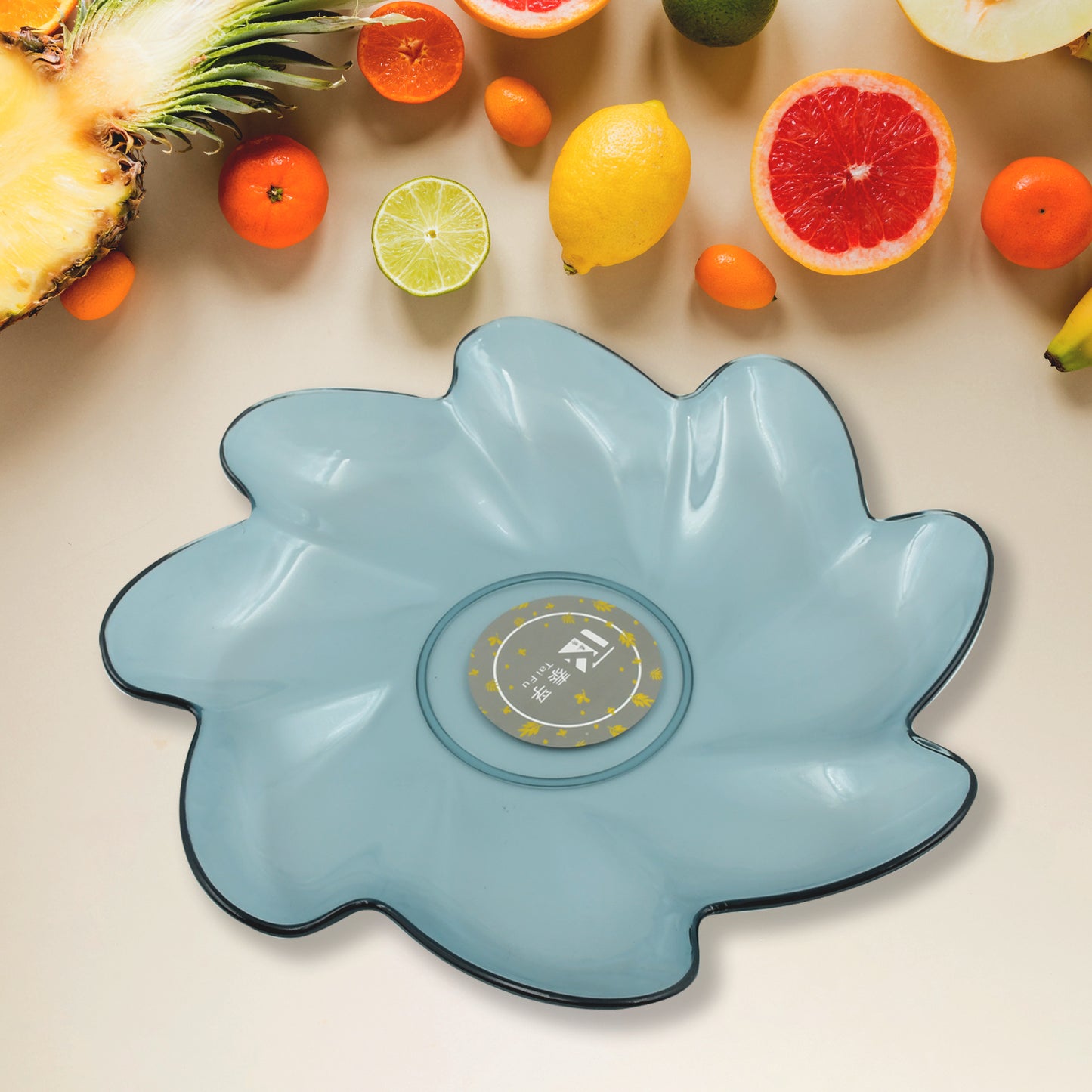 Flower Shape Plastic Dinner Fruit Plate Tray Snacks Breakfast Plate Friendly Plastic Plate For Kids Party Supplies Birthday Holiday Party Dinnerware Supplies (1 Pc)