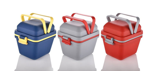 Airtight Lunch Box With Handle  Push Lock