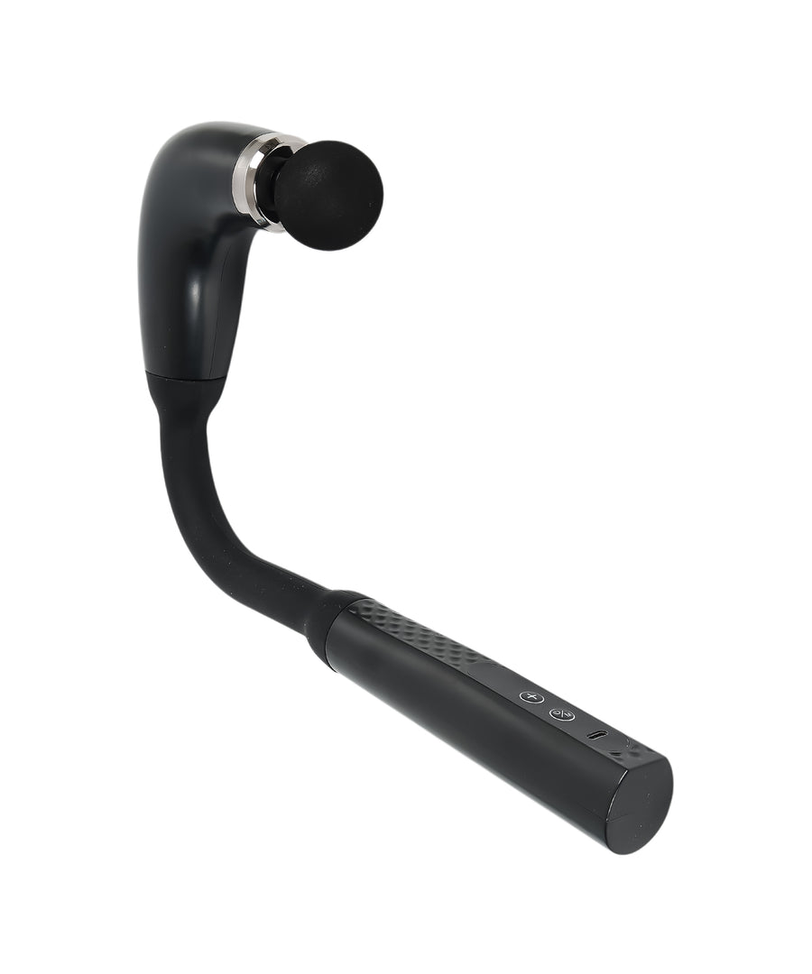 Rechargeable 9-Speed Fascial Massage Gun – L-Shaped, 4 Heads