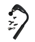 Load image into Gallery viewer, Rechargeable 9-Speed Fascial Massage Gun – L-Shaped, 4 Heads
