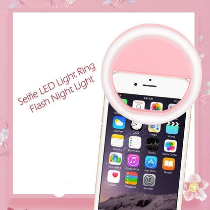 Phone Selfie Light Selfie Ring Light Selfie Light For Smartphone Selfie Light For Phone Battery Operated Selfie Ring Light (Battery Not Included)