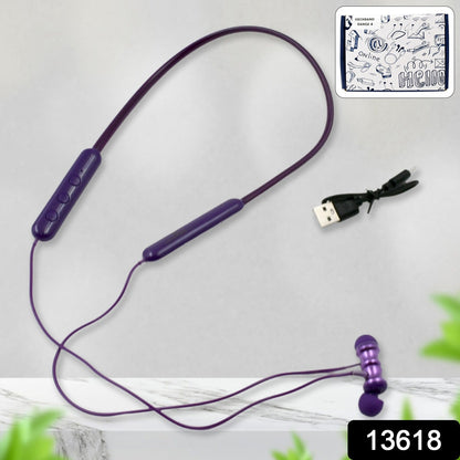 Bluetooth Headphone Neckband Sweat Resistant Magnetic Earbuds (1 Pc)