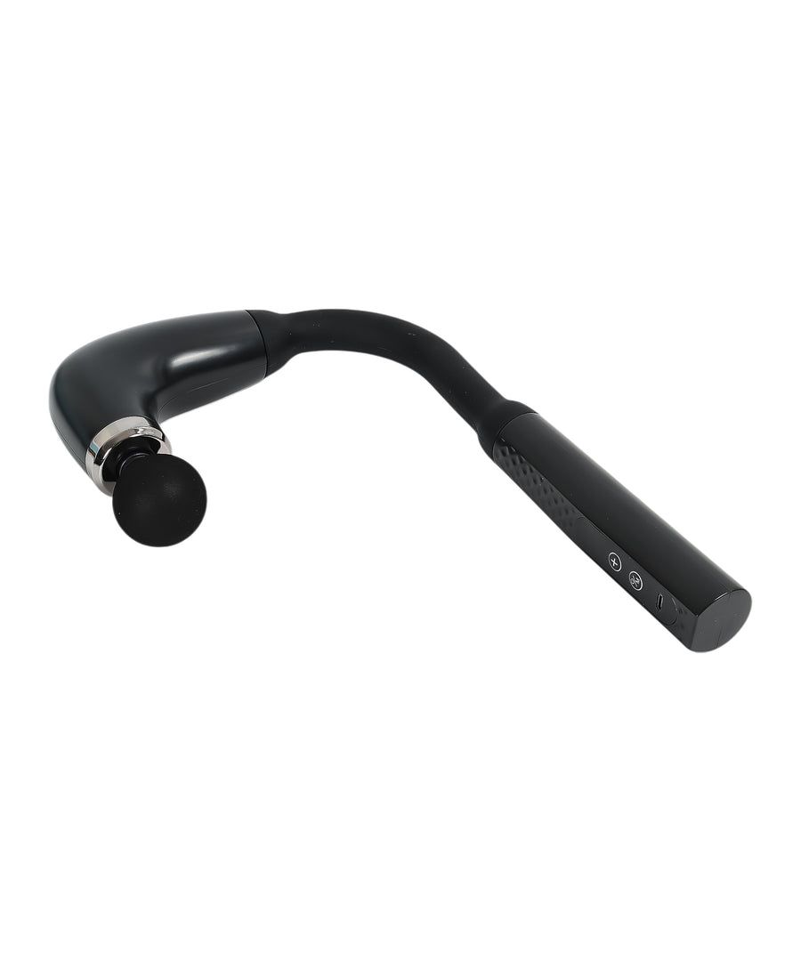 Rechargeable 9-Speed Fascial Massage Gun – L-Shaped, 4 Heads