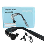 Load image into Gallery viewer, Rechargeable 9-Speed Fascial Massage Gun – L-Shaped, 4 Heads
