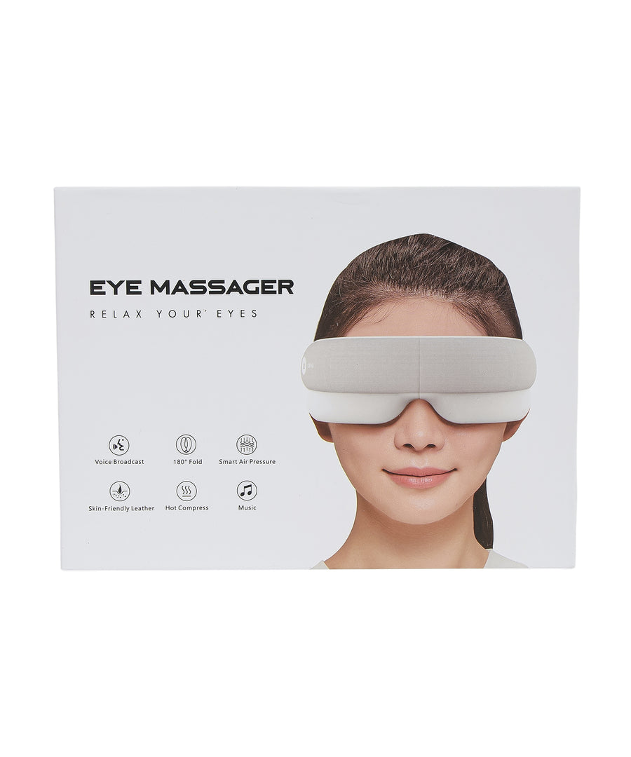 Premium Smart Eye Massager – Air Compression, Heat Therapy, Bluetooth