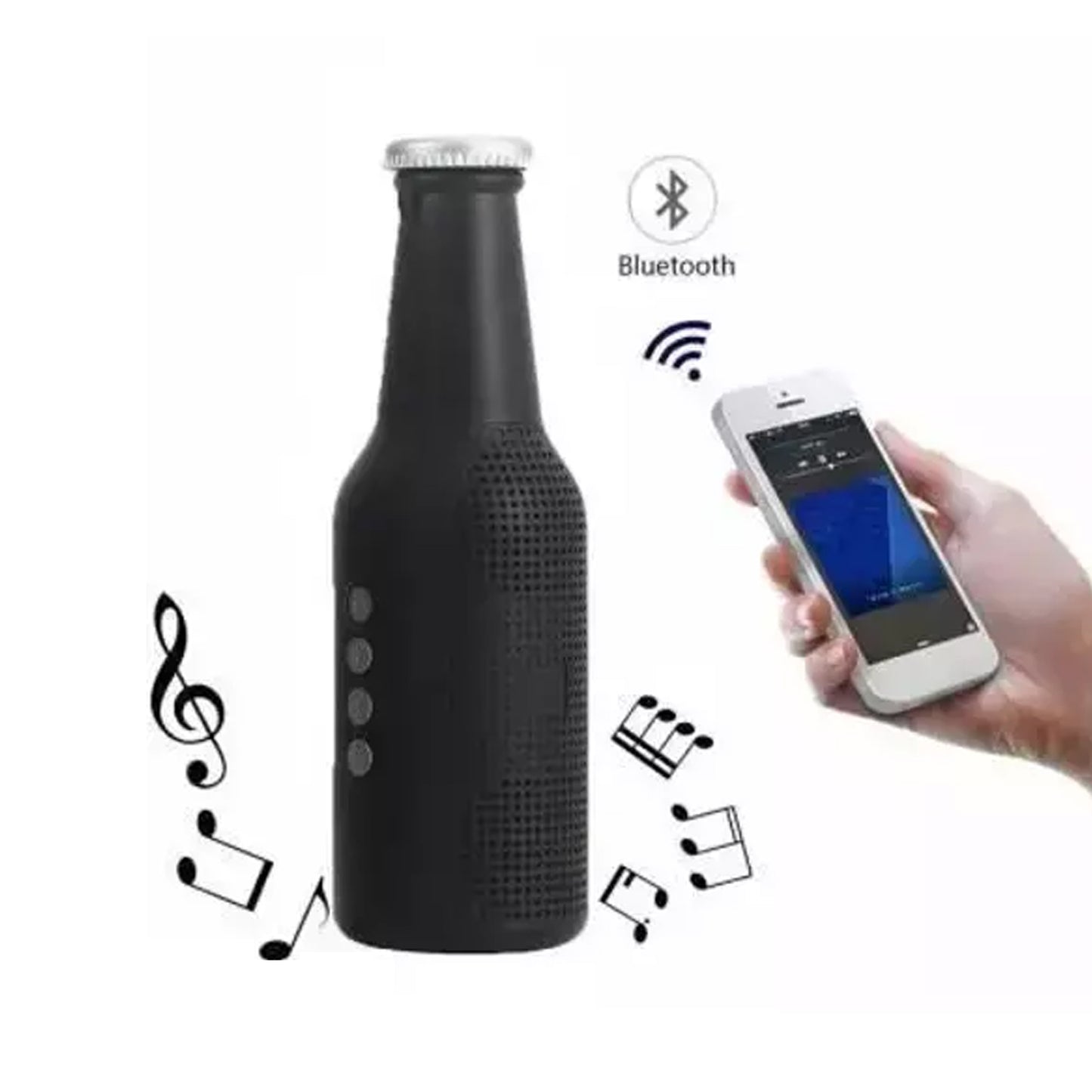 Bottle Shape Bluetooth Speaker And Weatherproof Enhanced Wireless Usb Rechargeable Calling  Fm  Aux  Usb  Sd Card Support Portable Bluetooth Speaker With Rich Deep Bass