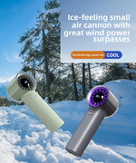 Load image into Gallery viewer, Handheld High-Speed Fan, 100 Speeds, Digital Display, USB-C, Model HX-F369
