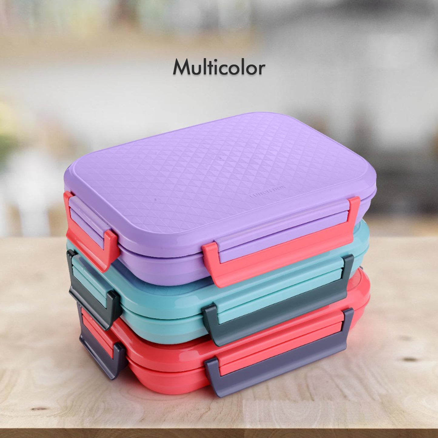 Break Time Lunch Box Steel Plate Multi Compartment Lunch Box Carry To All Type Lunch In Lunch Box  Premium Quality Lunch Box Ideal For Office  School Kids  Travelling Ideal