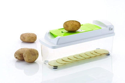 Plastic 13-in-1 Manual Vegetable Graterchipser And Slicer