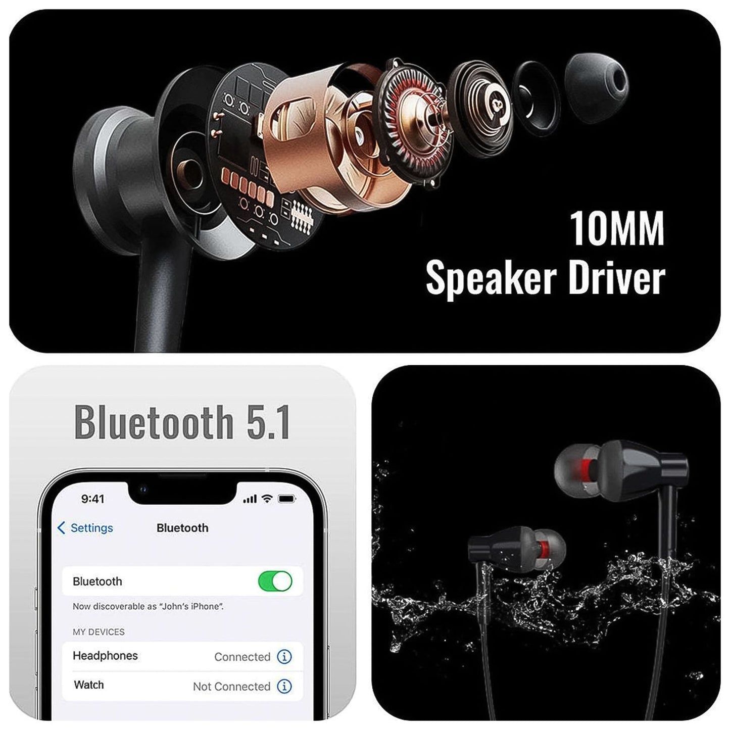 Bluetooth Wireless In-ear Earphones (1 Pc  Usb Type-c)