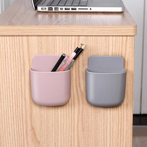 Wall Mounted Storage Case With Mobile Phone Charging Holder