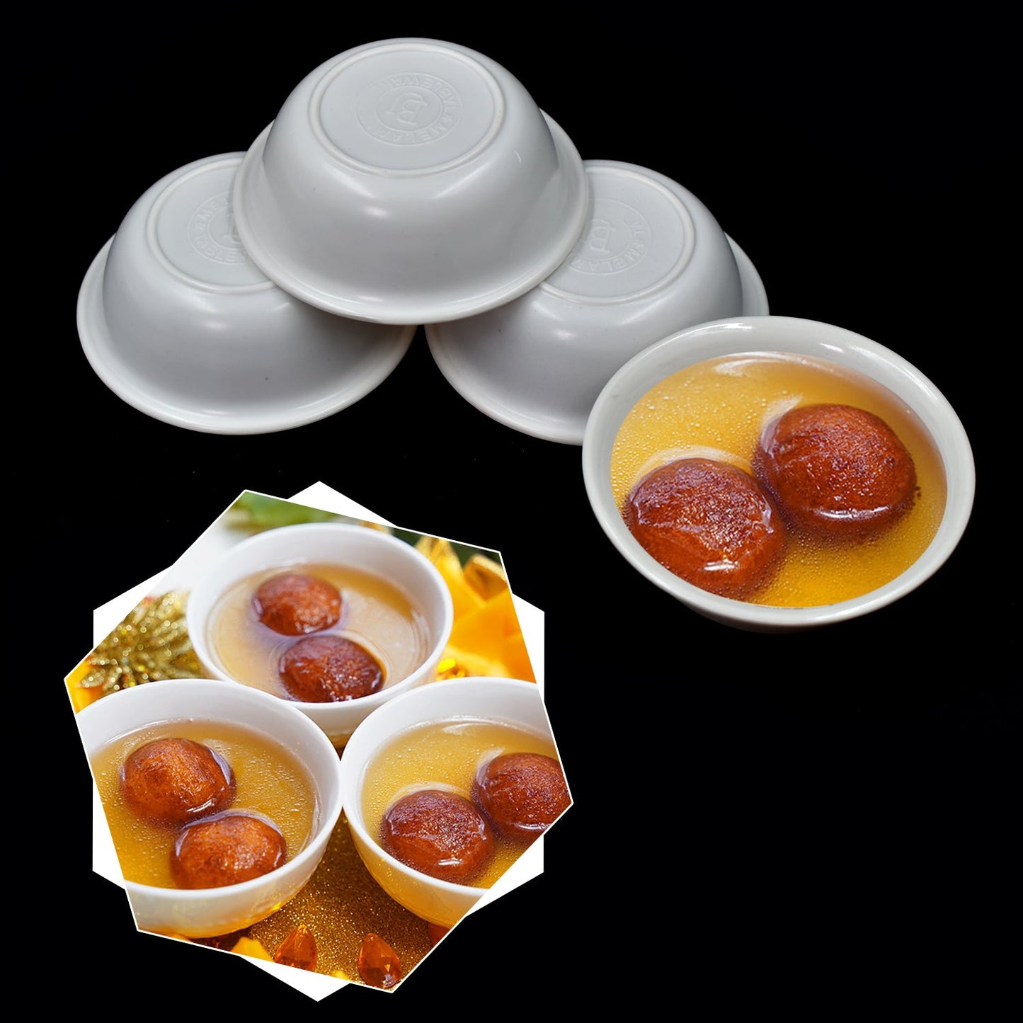 5 Pc Pudding Set Used As A Cutlery Set For Serving Food Purposes And Sweet Dishes And All In All Kinds Of Household And Official Places Etc.