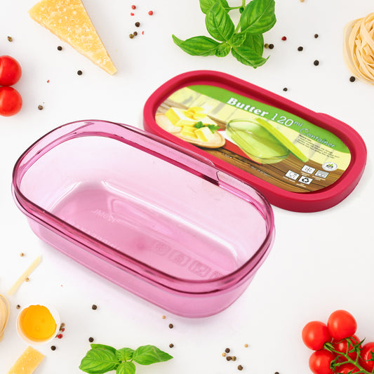 Butter Container Pp Butter Storage Box Easy To Take Portable Large Capacity For Kitchen For Home For Cheese For Butter (120 Ml)