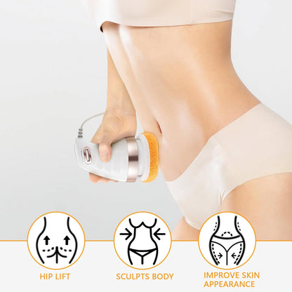 Body Massager Shaping Machine  Body Sculpting Massager With 3 Washable Pads Adjustable Speeds  Electric Handheld Massager For Belly Waist Legs Arms Butt (1 Pc)