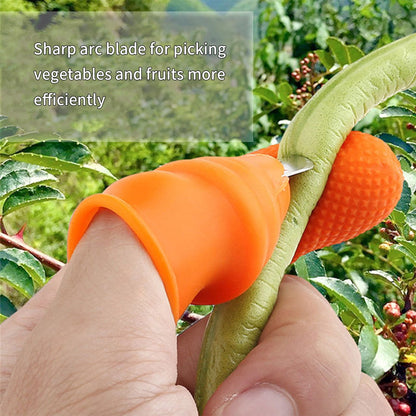 Pair V Thumb Cutter With Box Used In All Kinds Of Household And Official Kitchen Purposes For Peeling And Cutting Of Various Types Of Vegetables And Fruits Etc.