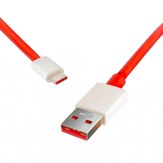 Unique Type C Dash Charging Usb Data Cable  Fast Charging Cable  Data Transfer Cable For C Type Mobile Use 1 Meter ( Red )