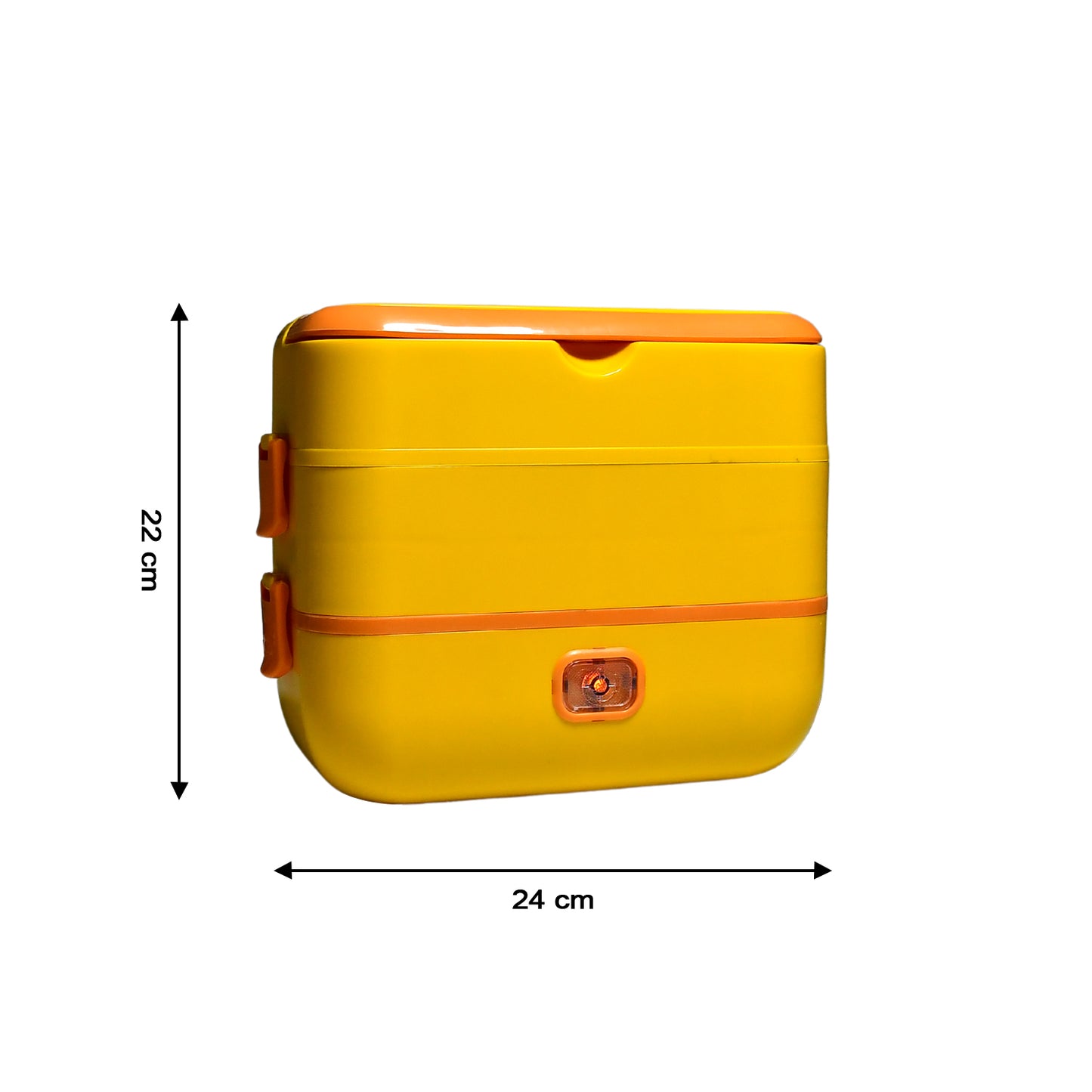 2layer Electric Lunch Box For Office Portable Lunch Warmer With Removable 4 Stainless Steel Container.