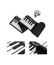 49-Key Hand Roll Piano for Beginners - Portable Silicone Flexible Keyboard