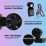 Load image into Gallery viewer, Ultra Portable Rechargeable Battery Handheld Foldable Neck-Wearable Fan with 100 Speeds Car &amp; RV
