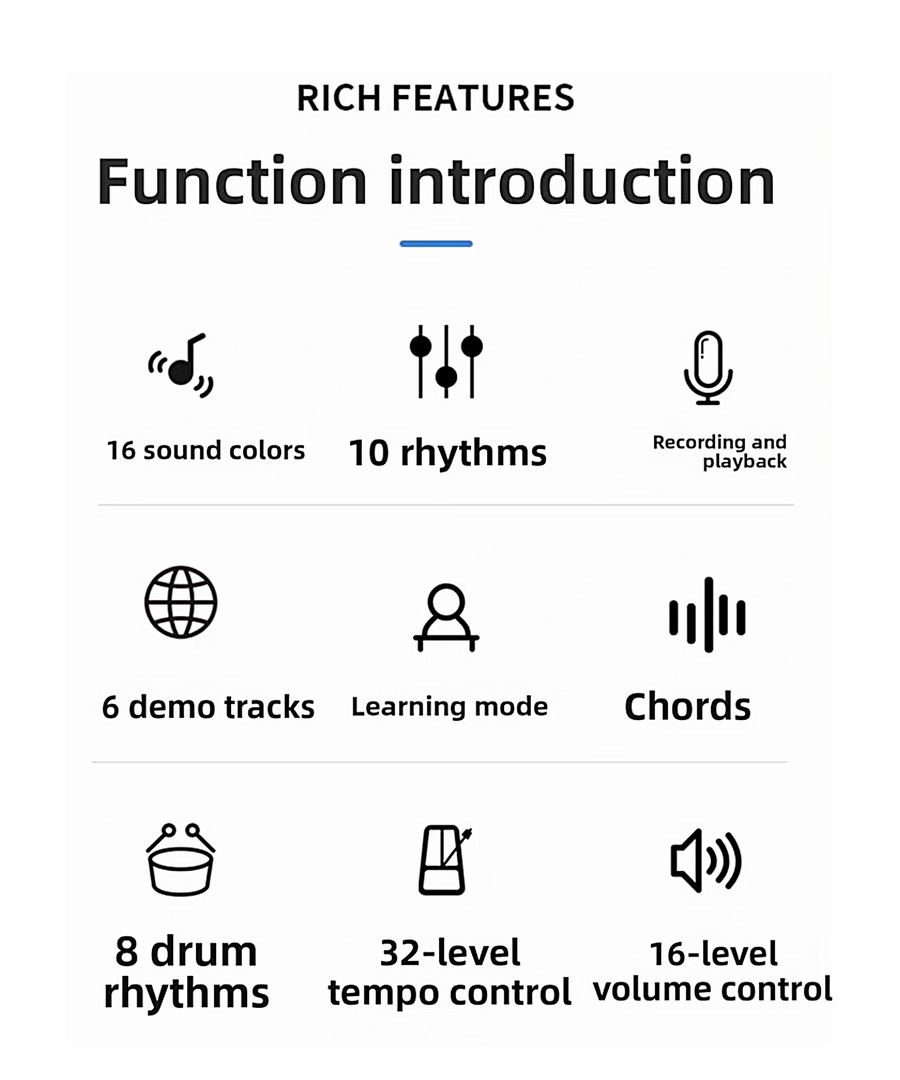 49-Key Hand Roll Piano for Beginners - Portable Silicone Flexible Keyboard