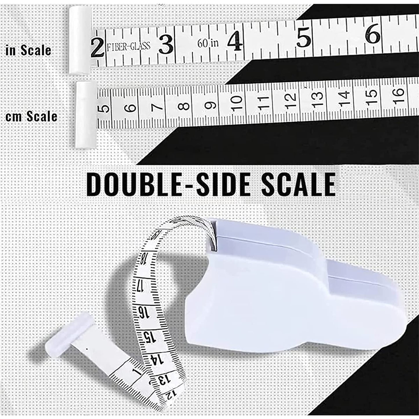 Fitness Measuring Tape For Measuring Lengths Breadths And Heights For Body And Some Other Things Etc.