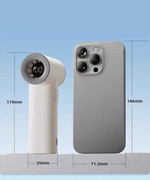 Load image into Gallery viewer, High Speed Handheld Fan, 5-Speed, 3000mAh, Digital Display, Model N610
