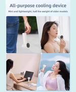Load image into Gallery viewer, High Speed Handheld Fan, 5-Speed, 3000mAh, Digital Display, Model N610

