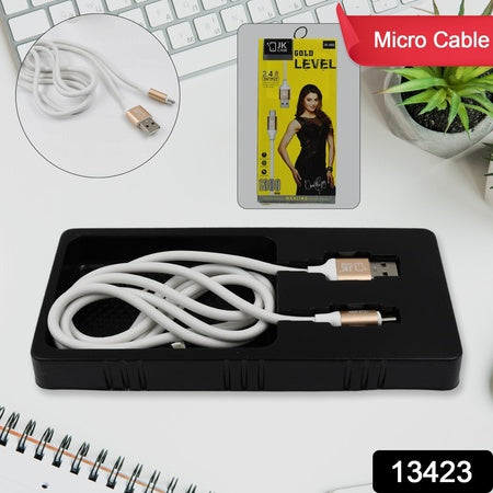 2.4a Fast Charging For Android Micro Cable (1300 Mm)