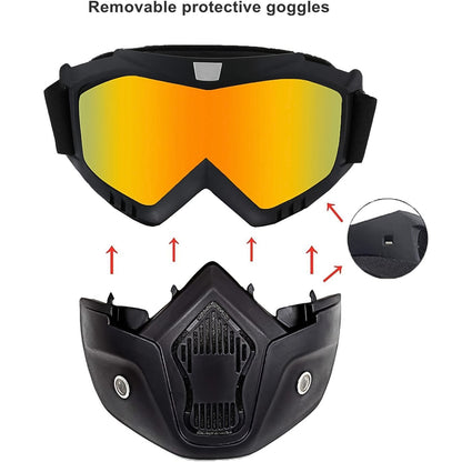 Motorcycle Goggles Off-road Helmet Goggles Windproof Glasses Goggles Mask (1 Pc)