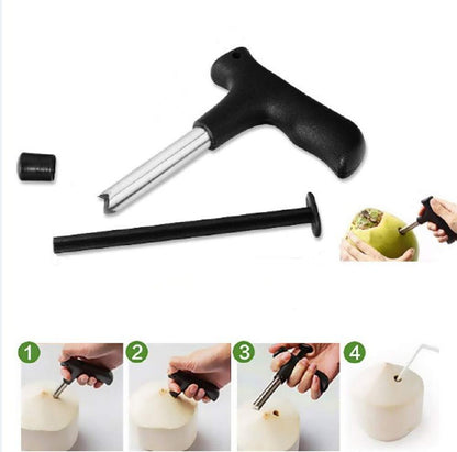 Premium Quality Stainless Steel Coconut Opener Tooldriller With Comfortable Grip