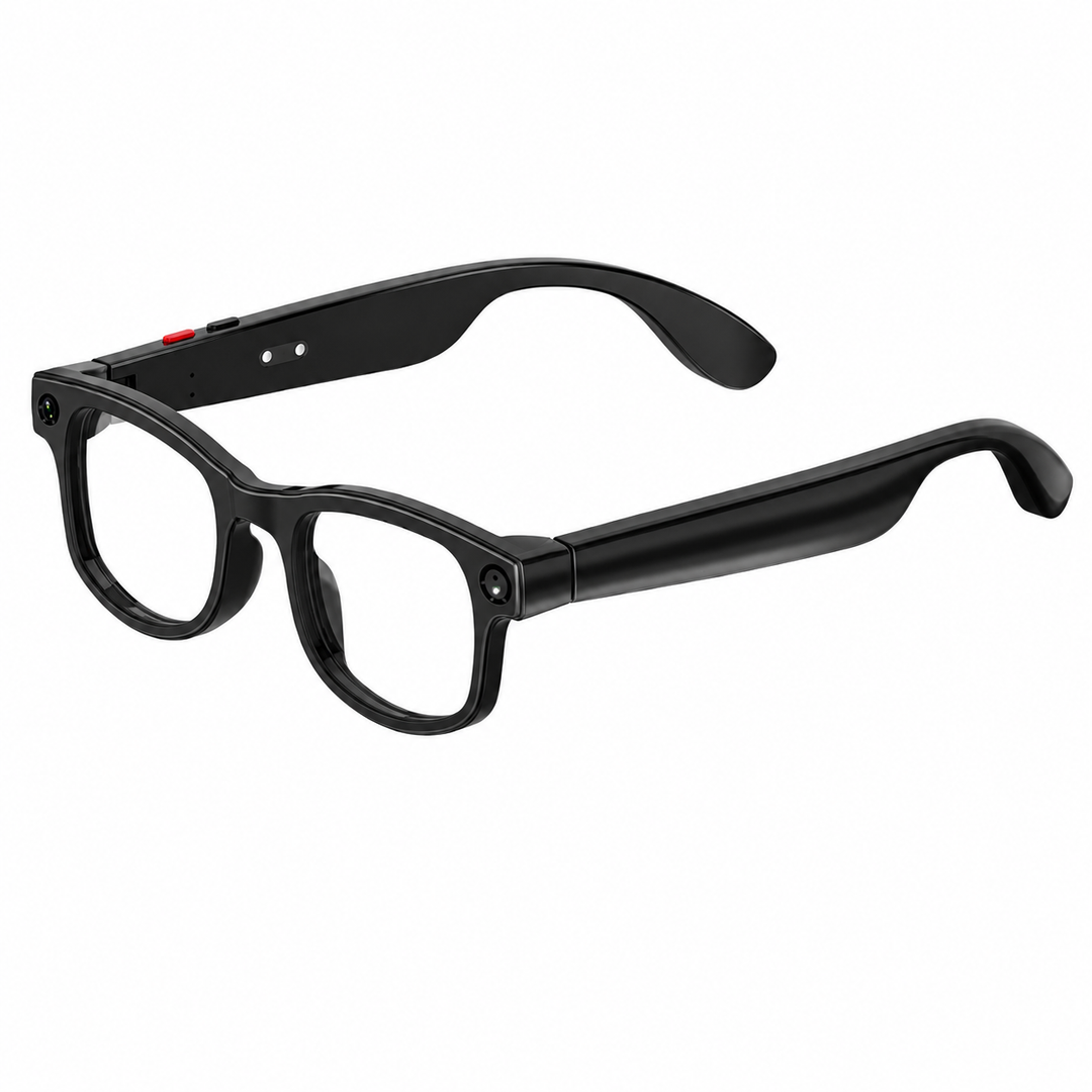 Smart Camera AI Sunglasses – 1080p HD, 5MP Camera, Polarized Lens