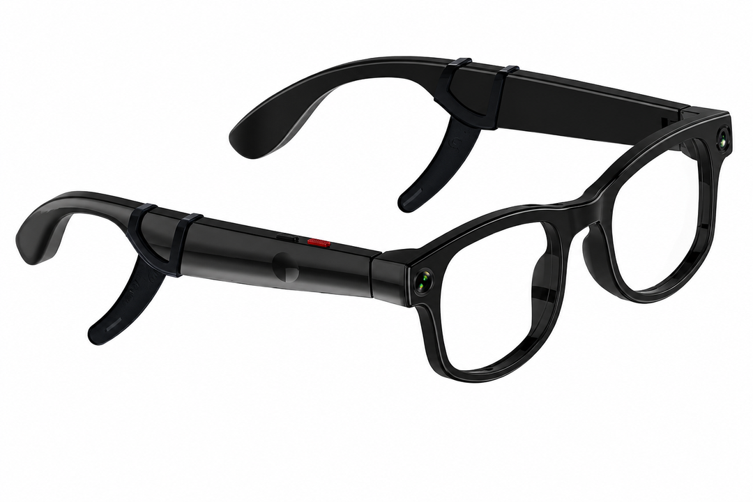 Smart Camera AI Sunglasses – 1080p HD, 5MP Camera, Polarized Lens