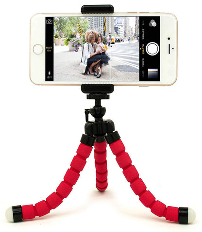 Portable Mini Octopus Tripod Stand With Phone Holder For Live Selfie Mobile Phone Portable And Adjustable Stent