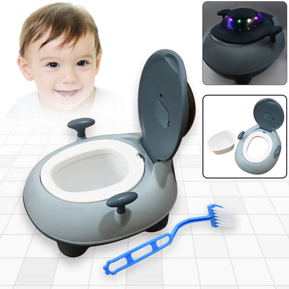 Baby Portable Lighting  Music Toilet Baby Potty Training Seat Baby Potty Chair For Toddler Boys Girls Potty Seat For 1+ Year Child