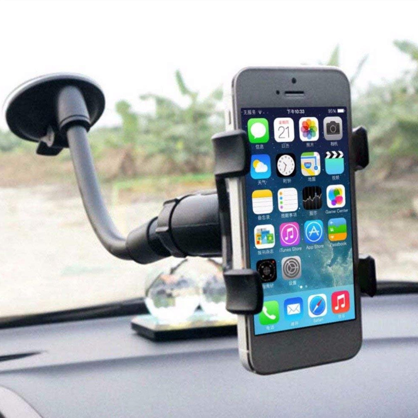 Flexible Mobile Stand Multi Angle Adjustment With 360 Degree Adjustment For Car  Home Use Mobile Stand