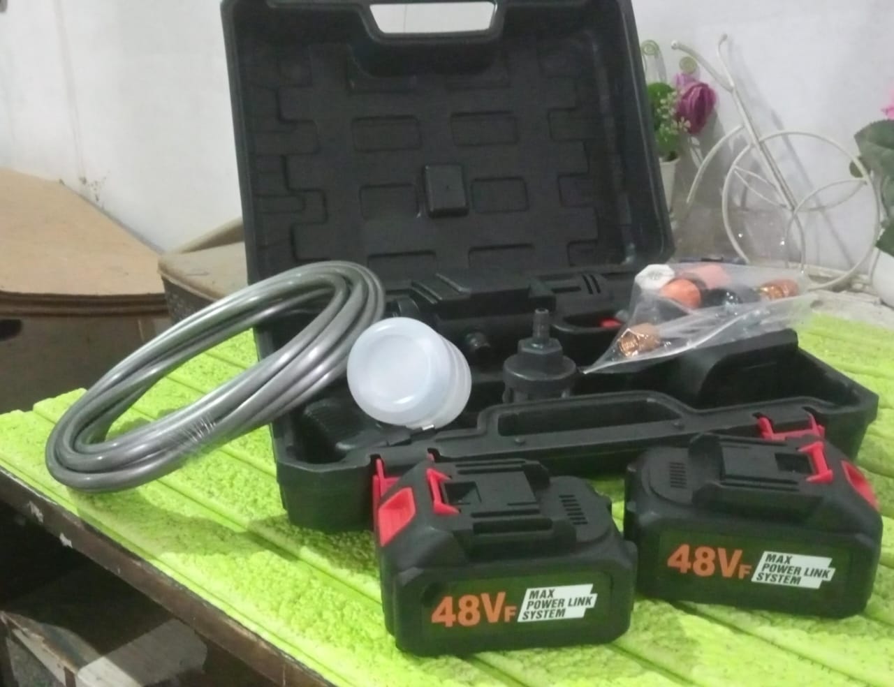 Double Battery 48v Rechargeable Electric Car Washer Gun (1 Set)