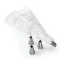 Cake Decorating Nozzle With Piping Bag Stainless Steel Piping Cream Frosting Nozzles