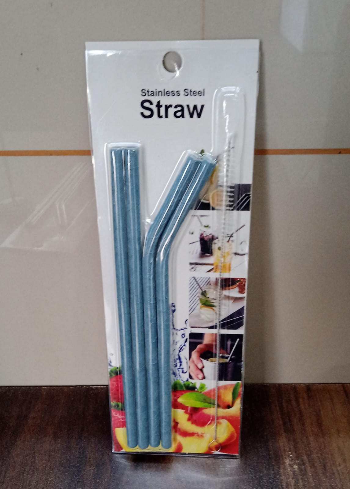 Reusable Stainless Steel Straw With Cleaning Brush Long Drinking Straws For Coffee Tumbler Travel Mug Cup Dishwasher Safe For Toddlers  Kids (5 Pcs Set)