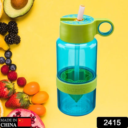 Sports Duo Citrus Kid Zinger Juice Water Bottle With Juice Maker Infuser Bottle (630ml)