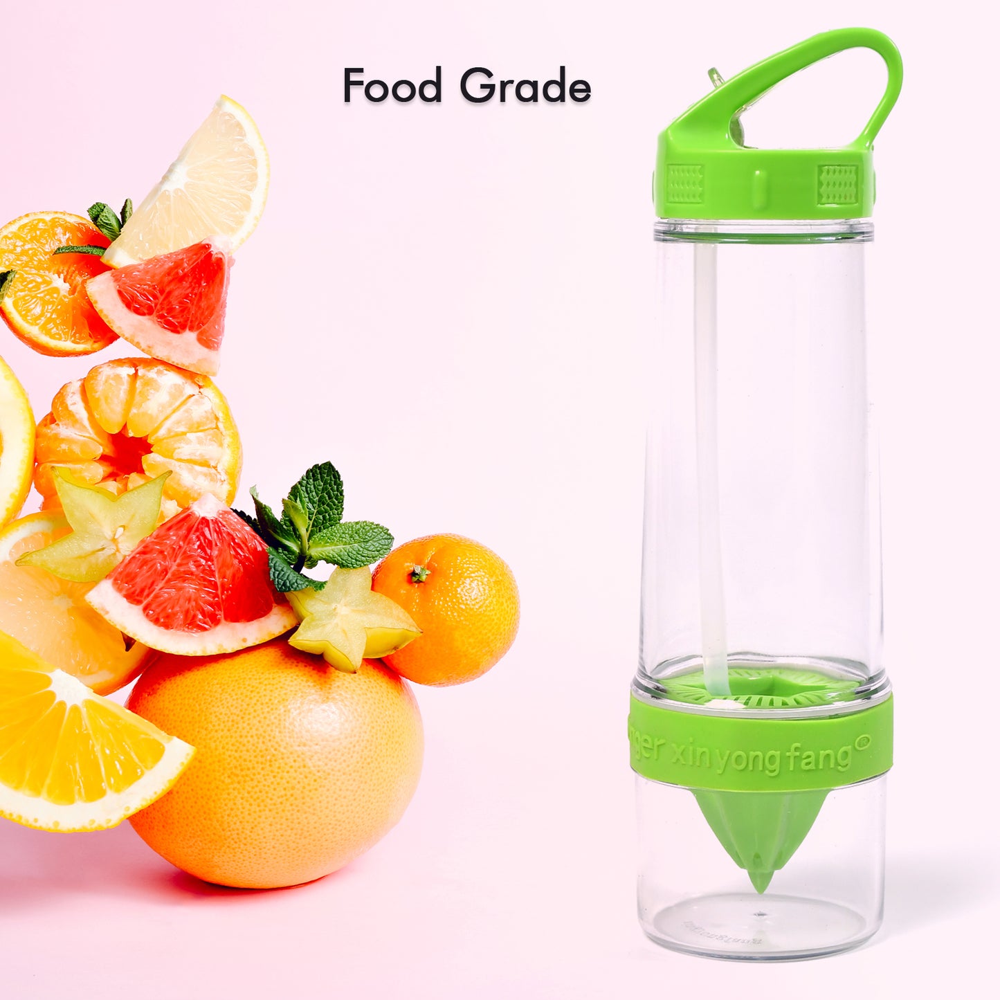 Citrus Zinger Sports Bottle With Juice Maker Infuser Bottle