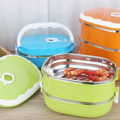 Lunch Box 9001800ml Stainless Steel Kitchen Insulated Thermal Lunch Box Bento Office Picnic Food Container Leakproof Thermos Lunchbox