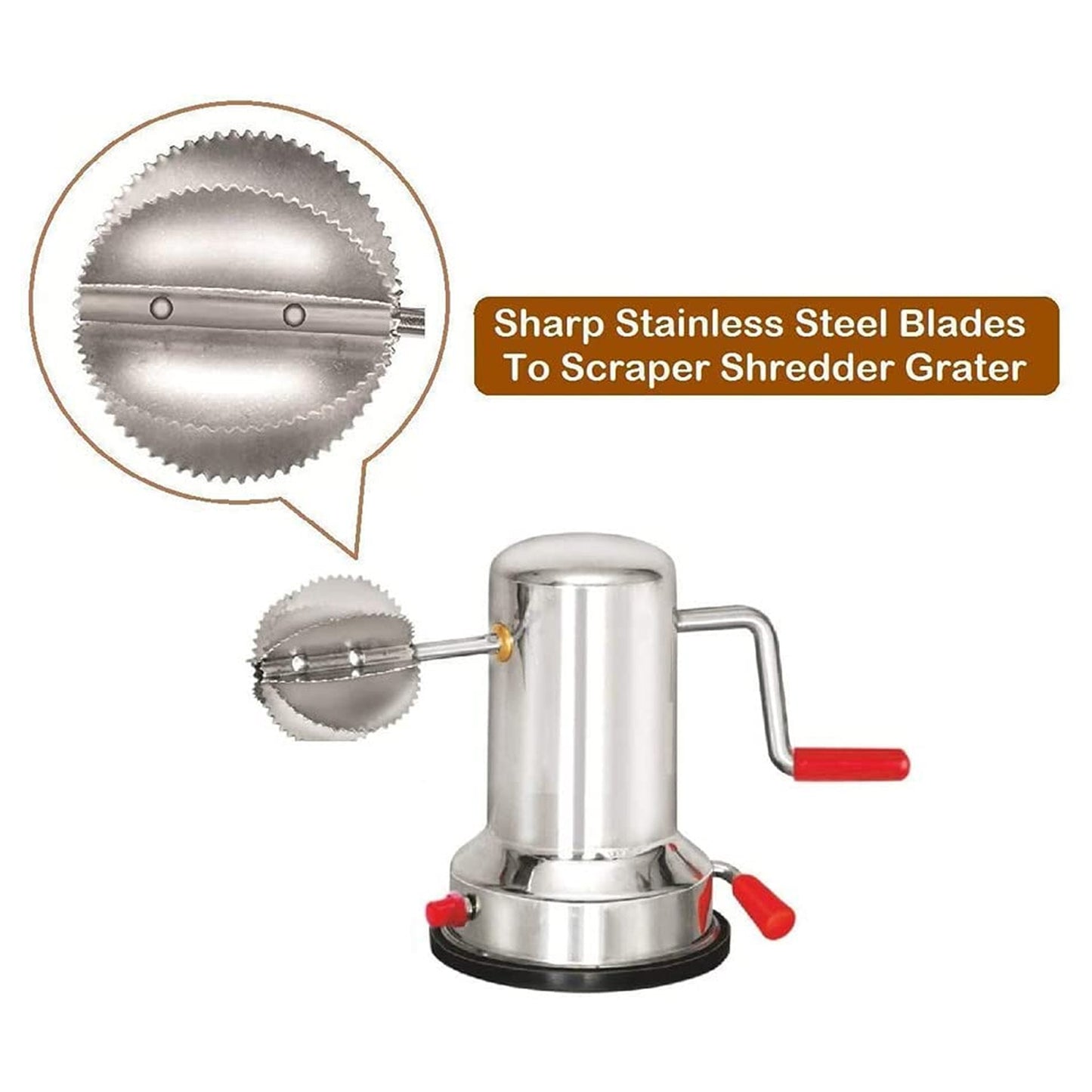 Coconut Scrapers Machine Manual Steel For Home  Kitchen Use