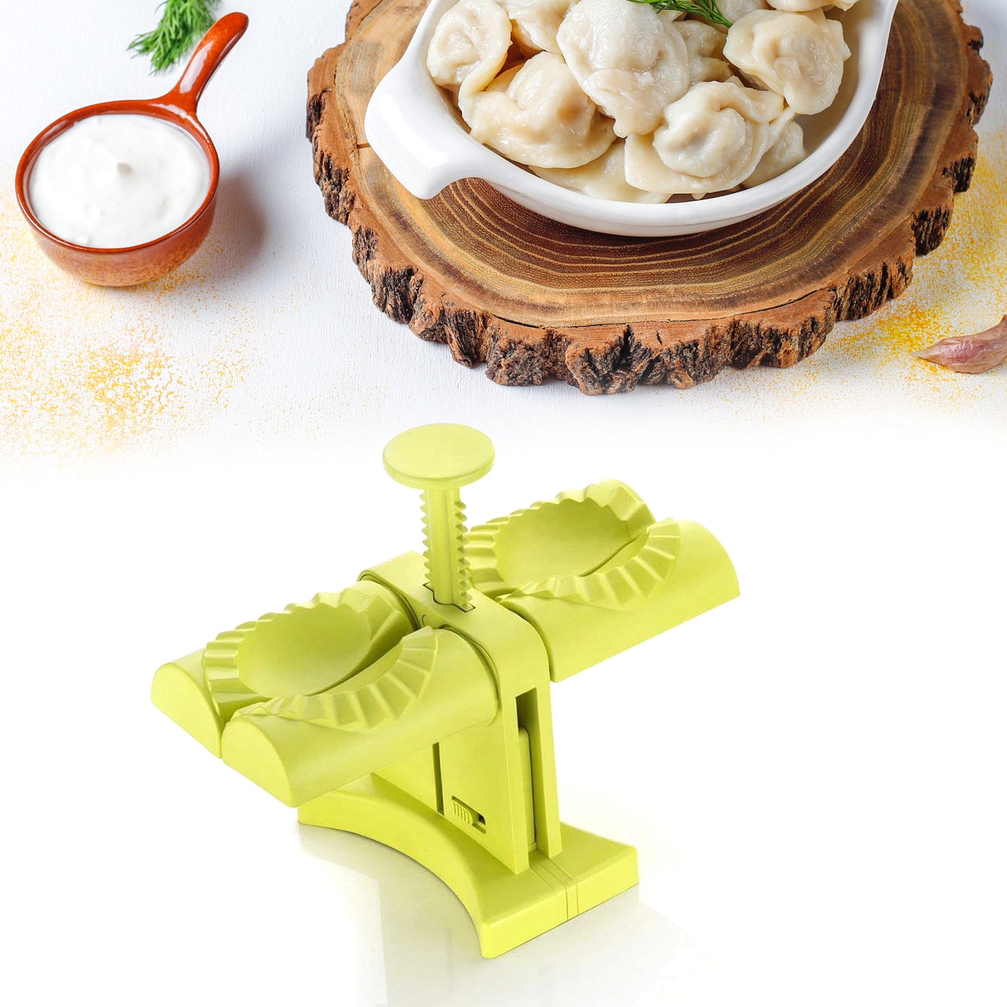 Dumpling Maker Molddouble Head Dumpling Mold Wrap Two At A One Timehousehold Dumpling Maker Mouldeasy-tool For Making Dumplingsdumpling Press Mold Kitchen Accessories